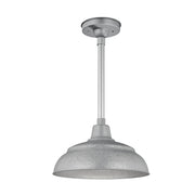 Millennium - RWHS14-GA - One Light Pendant - R Series - Galvanized