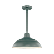 Millennium - RWHS17-SG - One Light Pendant - R Series - Satin Green