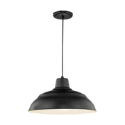 Millennium - RWHC17-SB - One Light Pendant - R Series - Satin Black
