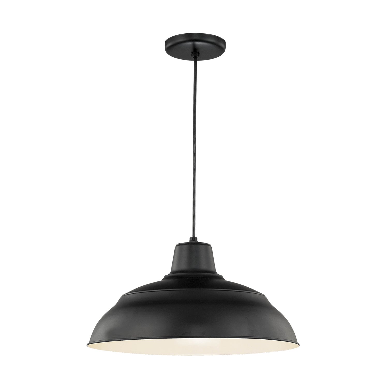 Millennium - RWHC17-SB - One Light Pendant - R Series - Satin Black