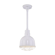 Millennium - RDBS10-WH - One Light Stem Hung - R Series - White