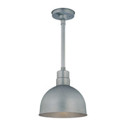 Millennium - RDBS12-GA - One Light Pendant - R Series - Galvanized