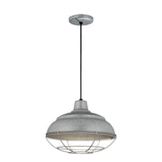 Millennium - RWHC14-GA - One Light Pendant - R Series - Galvanized