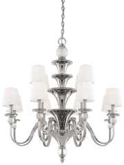 Metropolitan - N6611-613 - 12 Light Chandelier - Aise - Polished Nickel