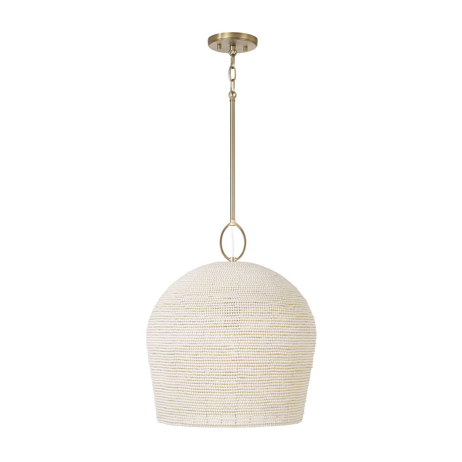 Natalia Small Pendant – Aged Brass