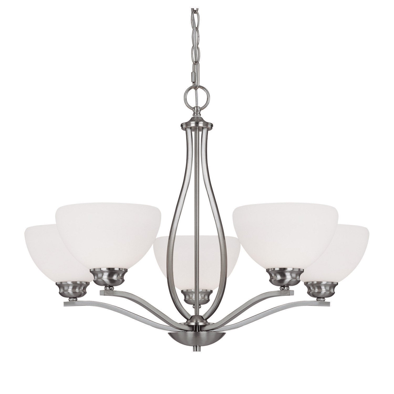 Capital Lighting - 4035BN-212 - Five Light Chandelier - Stanton - Brushed Nickel