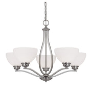 Capital Lighting - 4035BN-212 - Five Light Chandelier - Stanton - Brushed Nickel