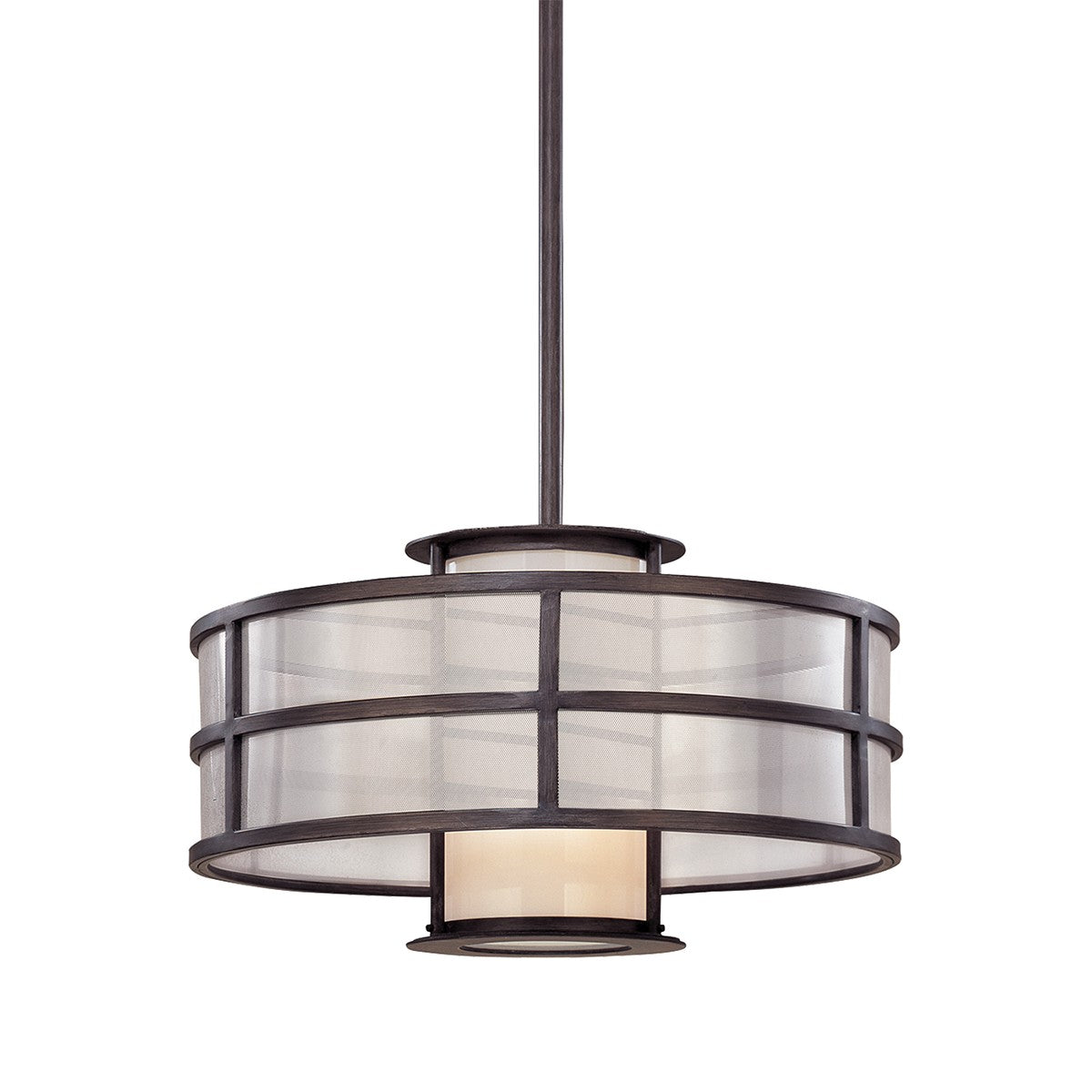 Troy Lighting - F2735 - One Light Pendant - Discus - Graphite