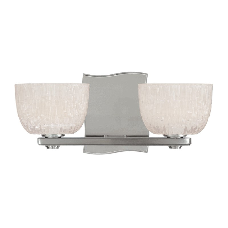Hudson Valley - 2662-SN - Two Light Bath Bracket - Cove Neck - Satin Nickel