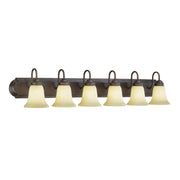 Millennium - 4086-RBZ - Six Light Vanity - Rubbed Bronze