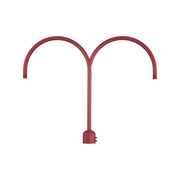 Millennium - RPAD-SR - Two Light Post Adapter - R Series - Satin Red