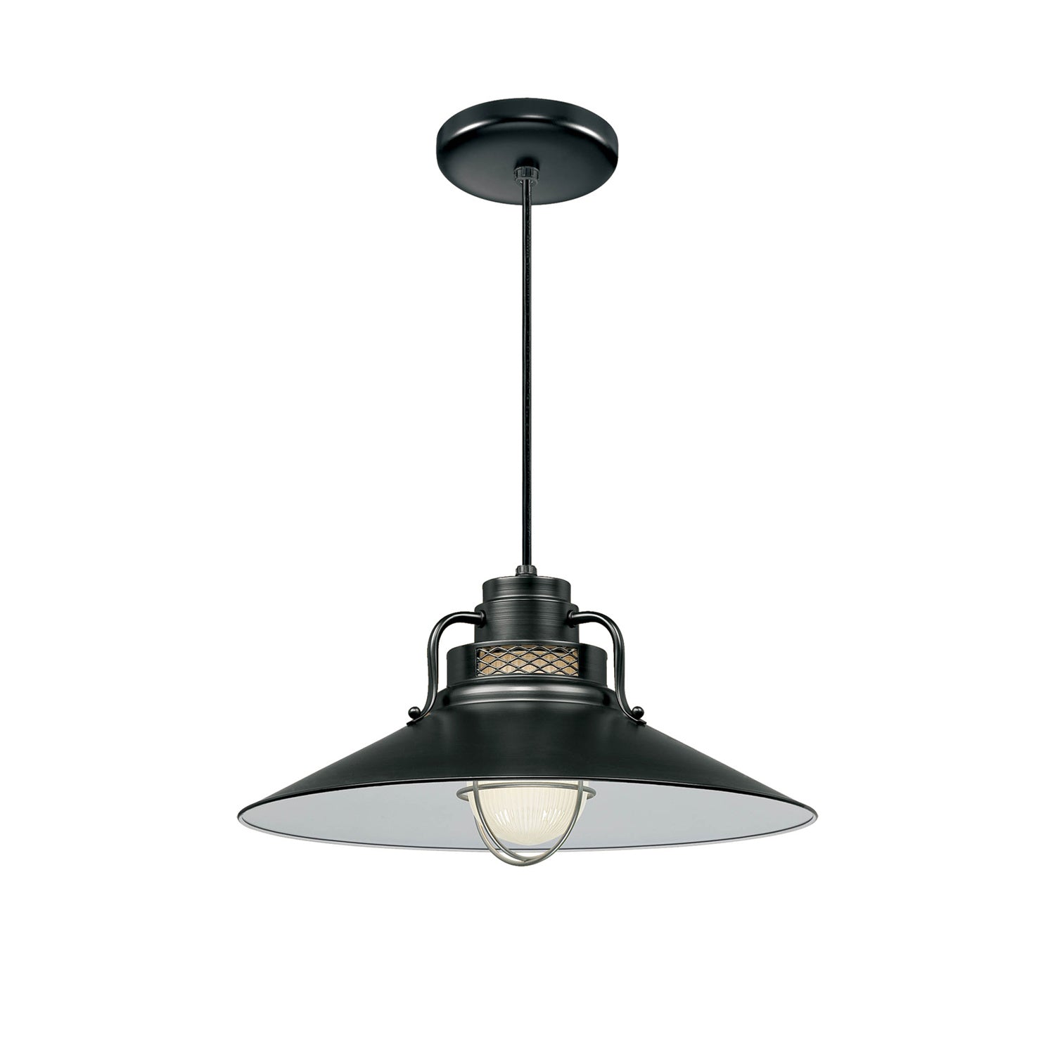 Millennium - RRRC18-SB - One Light Pendant - R Series - Satin Black