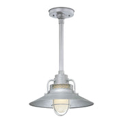 Millennium - RRRS14-GA - One Light Pendant - R Series - Galvanized