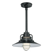 Millennium - RRRS14-SB - One Light Pendant - R Series - Satin Black