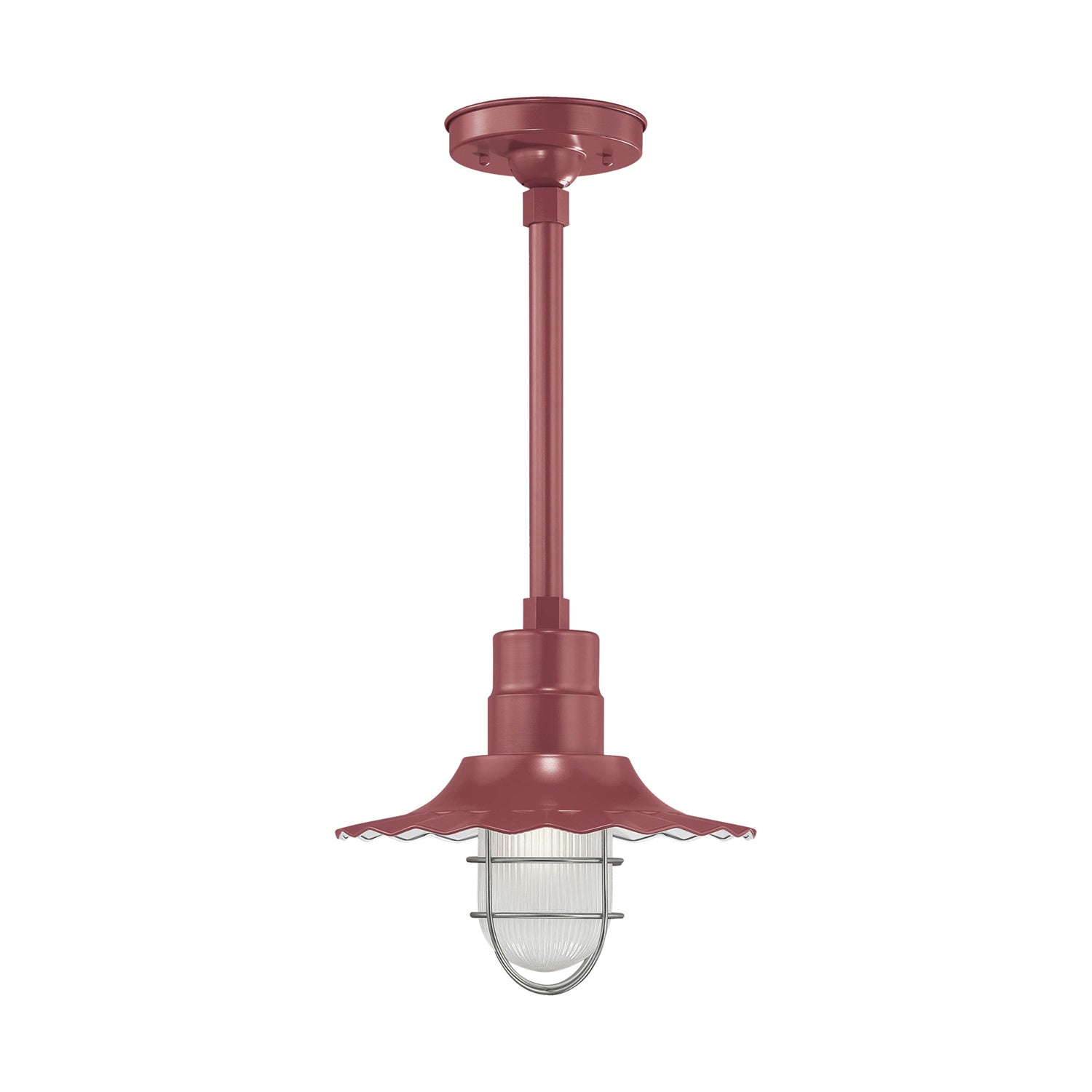 Millennium - RRWS12-SR - One Light Stem Hung - R Series - Satin Red