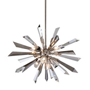 Corbett Lighting - 140-46 - Six Light Chandelier - Inertia - Silver Leaf