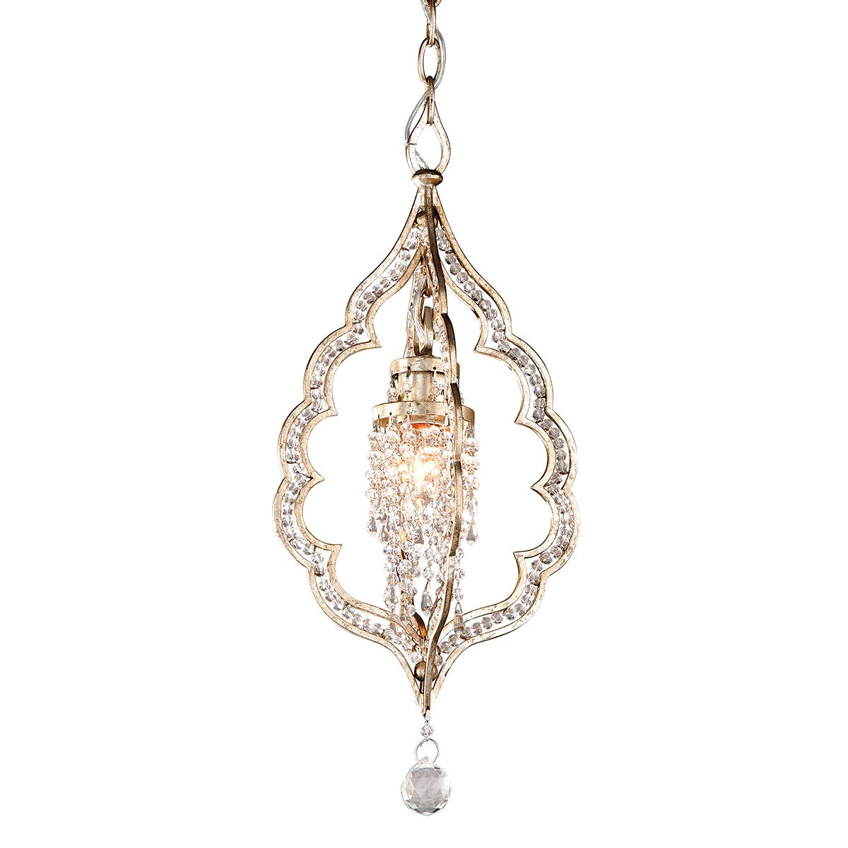 Corbett Lighting - 161-41-WSL - One Light Pendant - Bijoux - Warm Silver Leaf