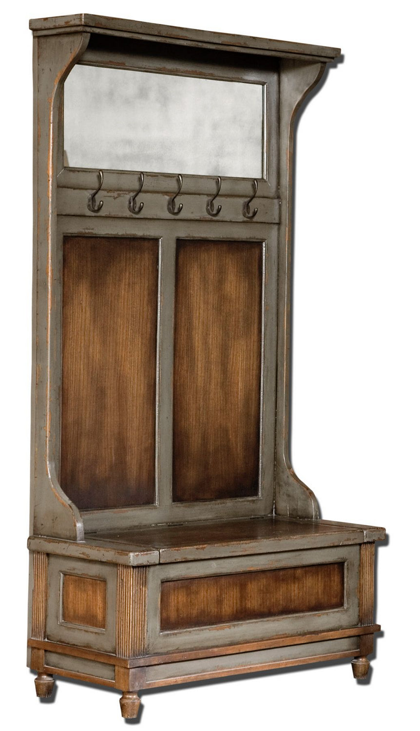 Uttermost - 25561 - Hall Tree - Riyo - Aged Brass