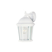 Maxim - 1024WT - One Light Outdoor Wall Lantern - Builder Cast - White