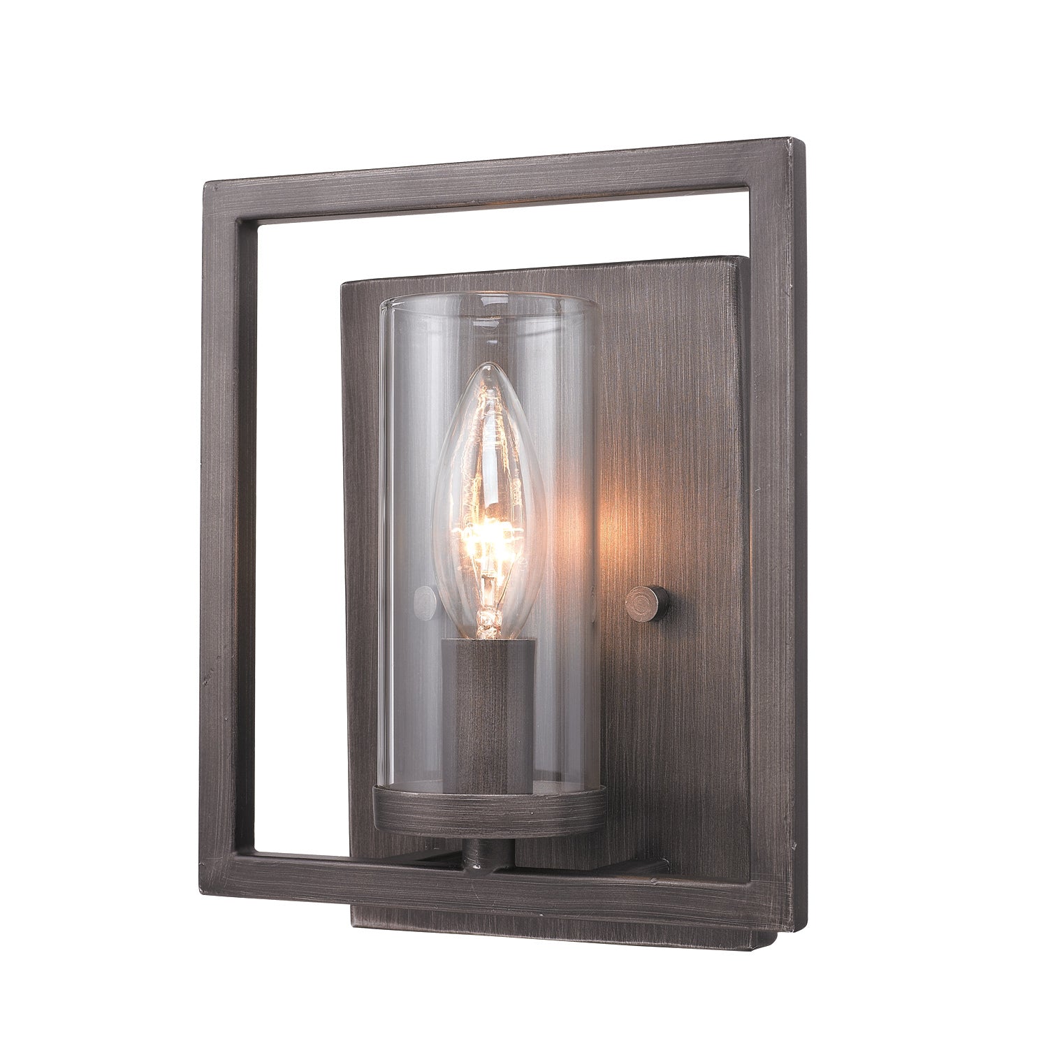 Golden - 6068-1W GMT - One Light Wall Sconce - Marco - Gunmetal Bronze