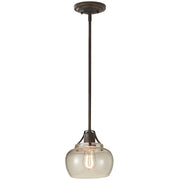 Generation Lighting - P1234RI - One Light Pendant - Urban Renewal - Rustic Iron