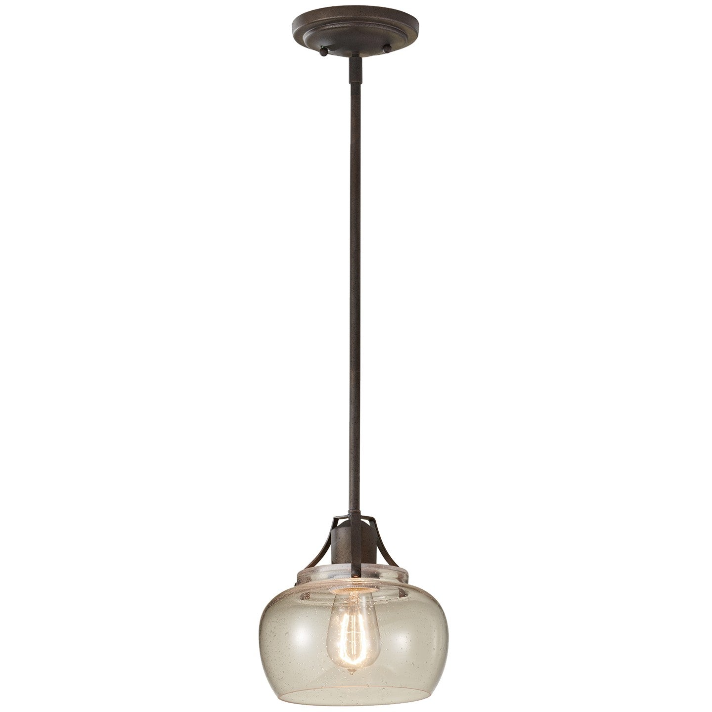 Generation Lighting - P1234RI - One Light Pendant - Urban Renewal - Rustic Iron