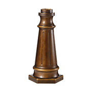 Generation Lighting - POSTBASE ASTB - Postbase - Outdoor Post Base - Astral Bronze
