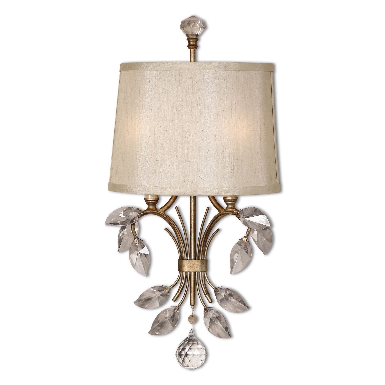 Uttermost - 22487 - Two Light Wall Sconce - Alenya - Burnished Gold
