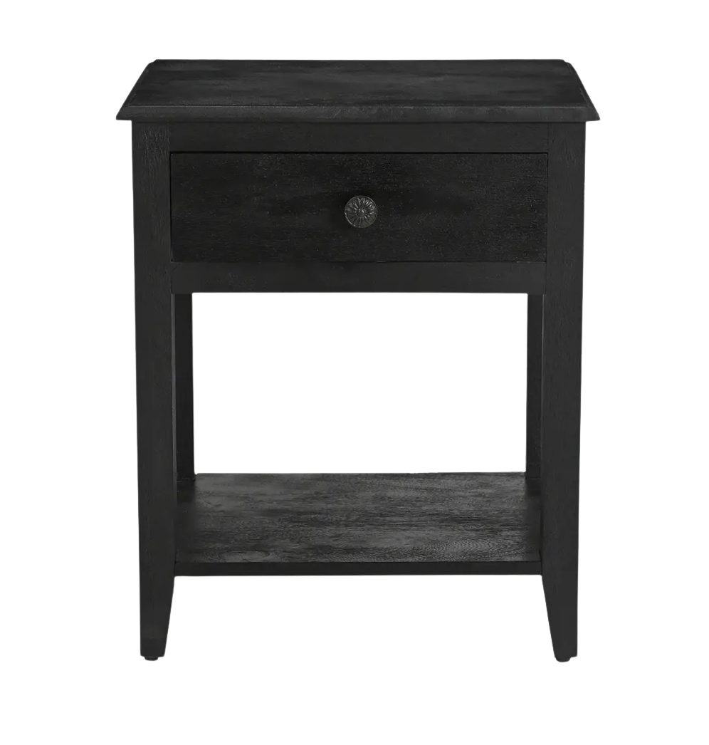 Corrine Nightstand Black