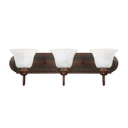 Capital Lighting - 1033BB-118 - Three Light Vanity - Arthur - Burnished Bronze