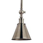 Hudson Valley - 9908-HN - One Light Pendant - Darien - Historic Nickel