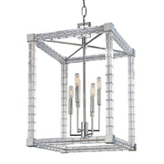 Hudson Valley - 7118-PN - Six Light Chandelier - Alpine - Polished Nickel