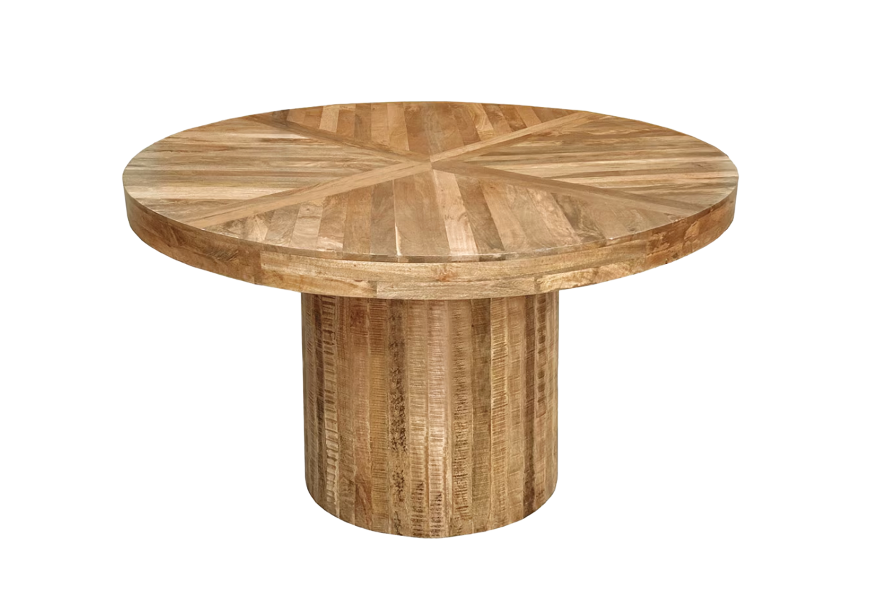 Maison Round Dining Table, Natural