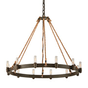 Troy Lighting - F3126 - 12 Light Chandelier - Pike Place - Shipyard Bronze