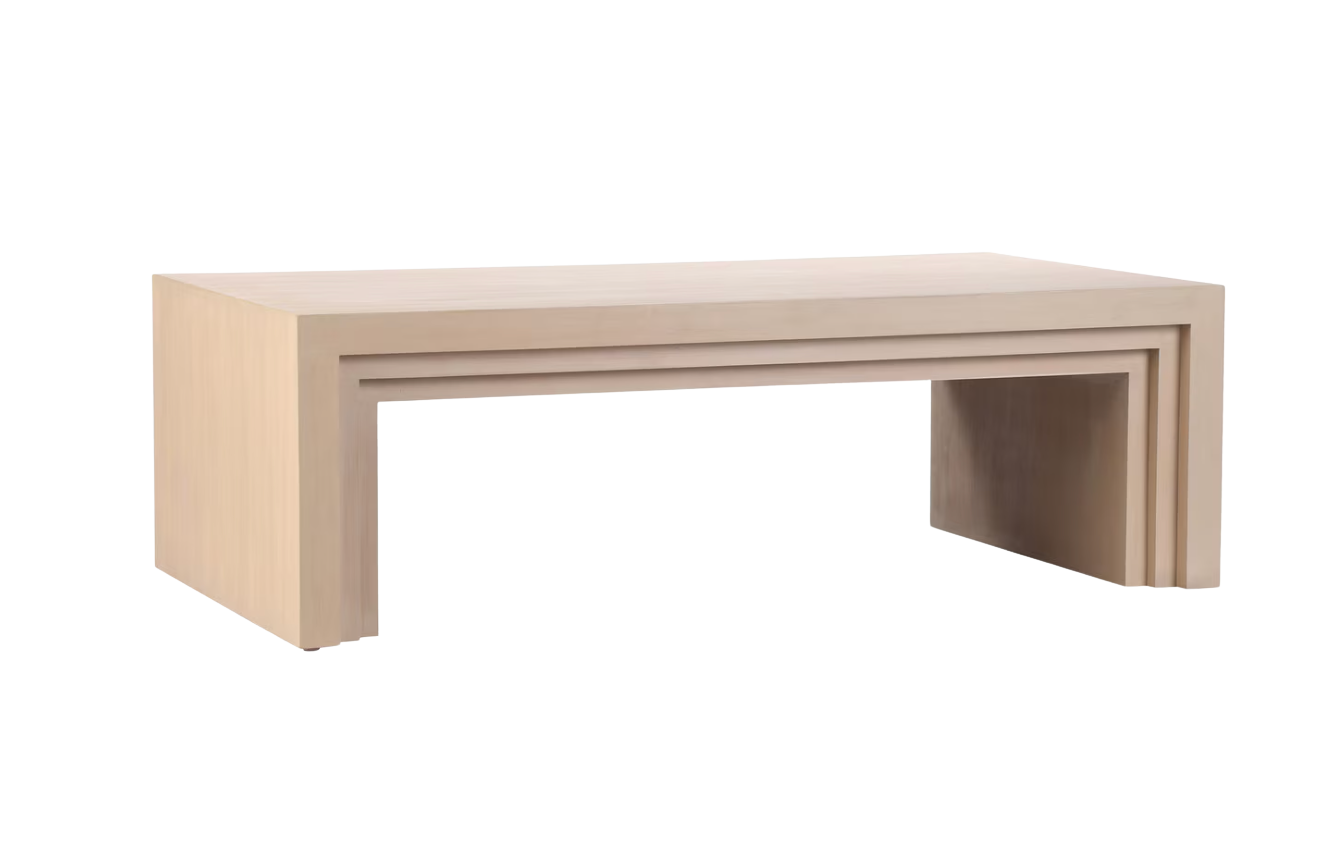 Cascade Rectangular Coffee Table - Natural