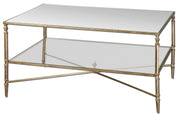 Uttermost - 24276 - Coffee Table - Henzler - Gold Leaf