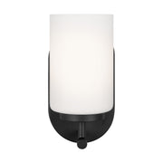 Generation Lighting - 41160-112 - One Light Wall / Bath Sconce - Oslo - Midnight Black