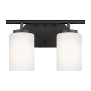 Generation Lighting - 41161-112 - Two Light Wall / Bath - Oslo - Midnight Black