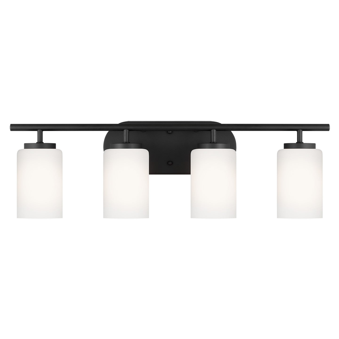 Generation Lighting - 41163-112 - Four Light Wall/ Bath - Oslo - Midnight Black
