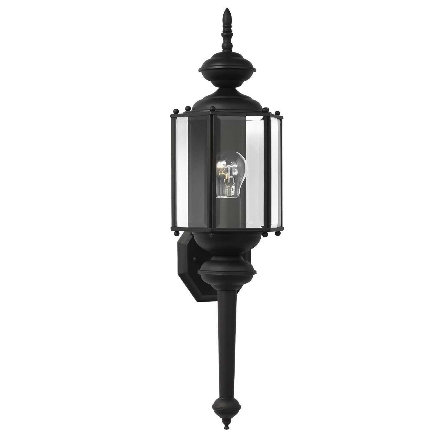 Generation Lighting - 8510-12 - One Light Outdoor Wall Lantern - Classico - Black