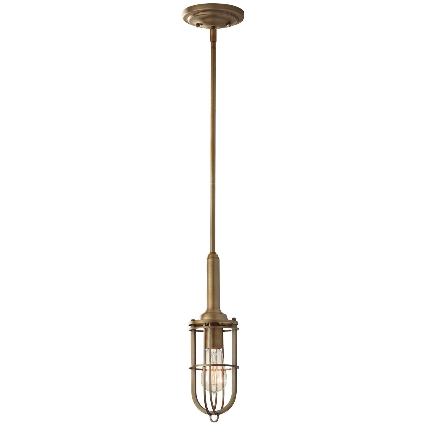 Generation Lighting - P1240DAB - One Light Pendant - Urban Renewal - Dark Antique Brass