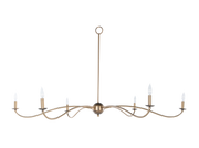 Irvine Chandelier - Bronze - Rubbed