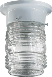 Quorum - 3009-3-6 - One Light Ceiling Mount - Jelly Jars - White