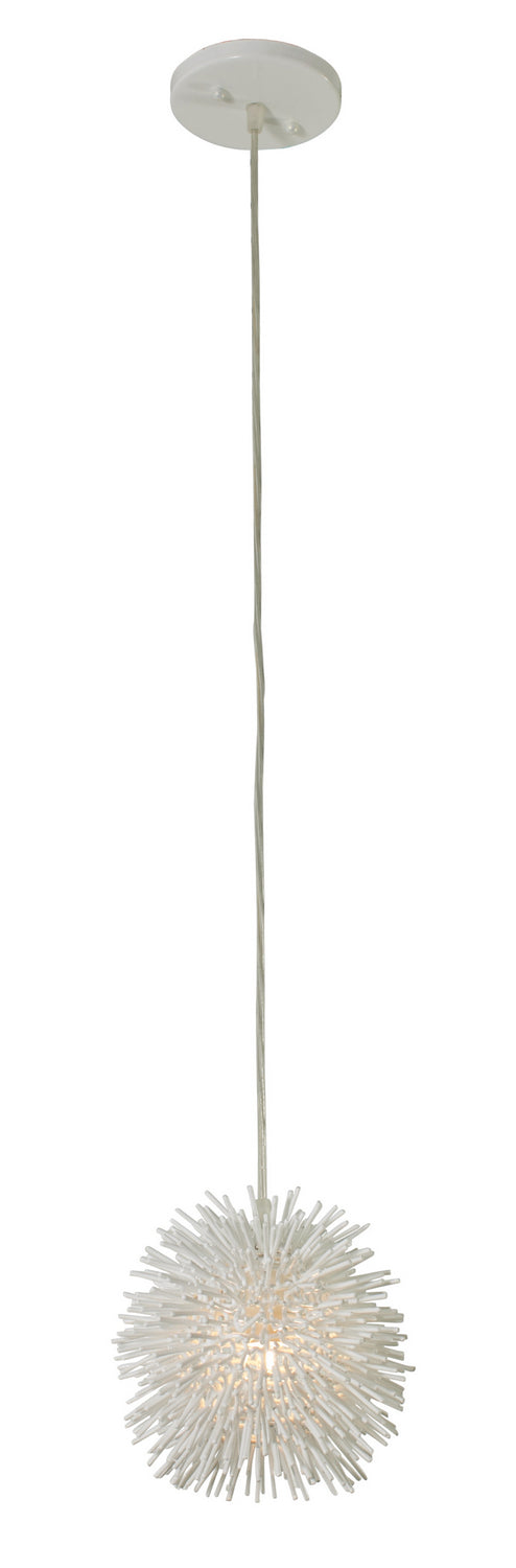 Varaluz - 169M01SWH - One Light Mini Pendant - Urchin - White