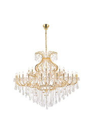 Elegant Lighting - 2800G72G/RC - 49 Light Chandelier - Maria Theresa - Gold
