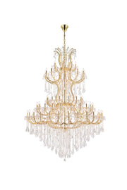 Elegant Lighting - 2800G96G/RC - 85 Light Chandelier - Maria Theresa - Gold
