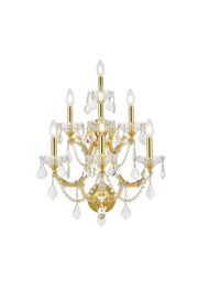 Elegant Lighting - 2800W7G/RC - Seven Light Wall Sconce - Maria Theresa - Gold
