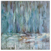 Uttermost - 32240 - Wall Art - Blue Waterfall - Hand Painted Texture