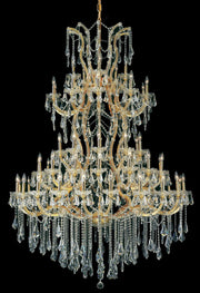 Elegant Lighting - 2801G54G/RC - 61 Light Chandelier - Maria Theresa - Gold