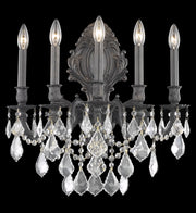 Elegant Lighting - 9605W21DB/RC - Five Light Wall Sconce - Monarch - Dark Bronze